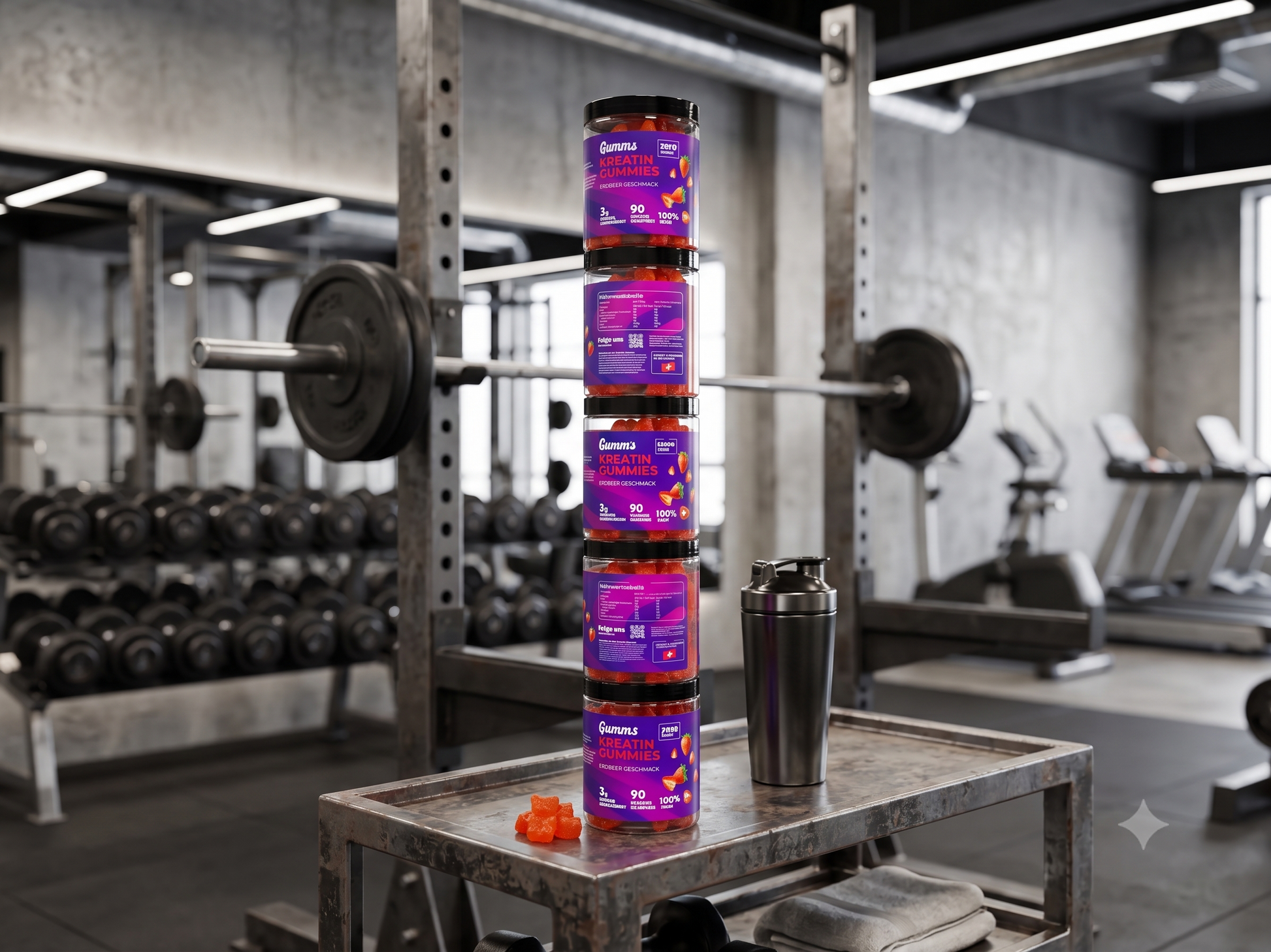 Gumms - Strawberry Performance Creatine Gummies
