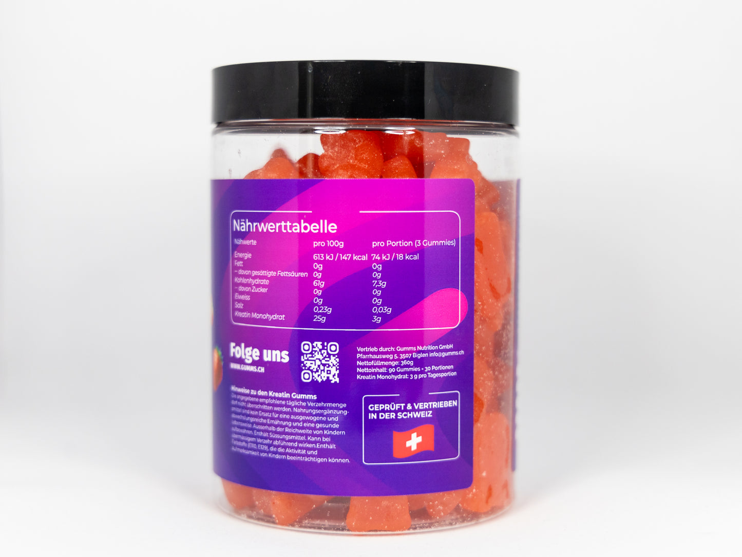 Gumms - Strawberry Performance Creatine Gummies